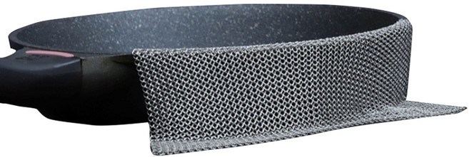 솔브리빙 극세 316L 스텐링 스텐 수세미, 1개, 1개입