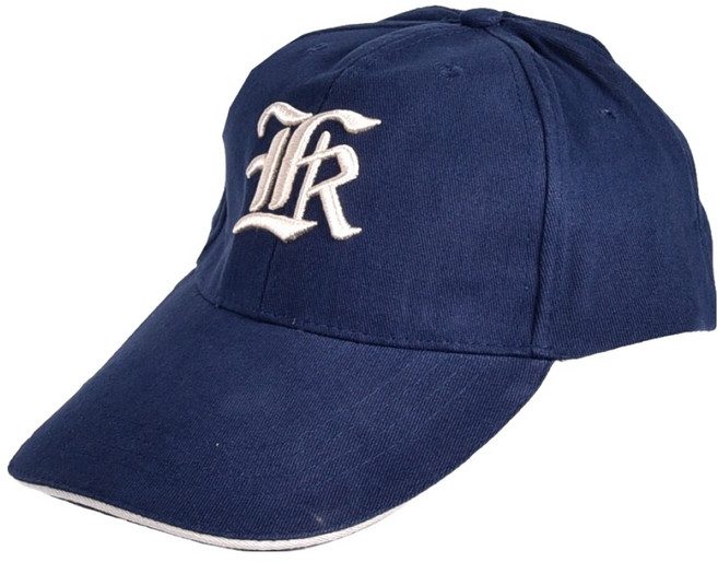 Yo!kAsa 刺繡字母透氣棒球帽, 深藍色, 1個