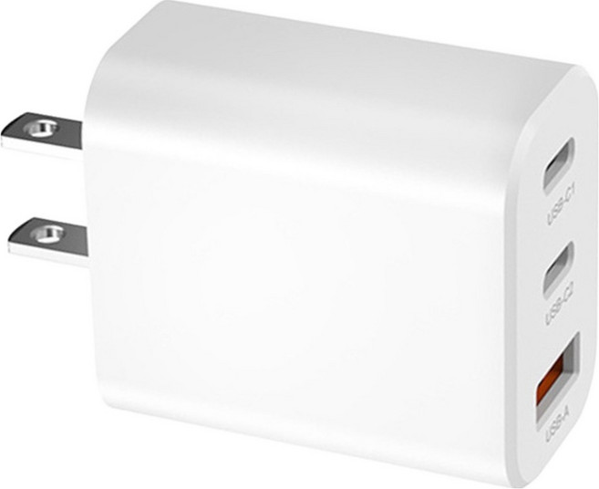 OnePower GaN 30W 2C1A 充電器, 白色, 1個