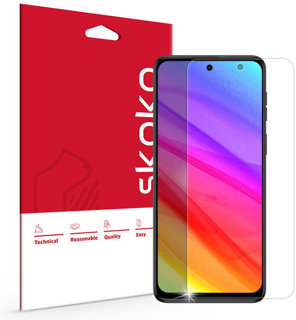 스코코 초고화질 트루컬러 AR 휴대폰 액정보호필름 세트, 1세트