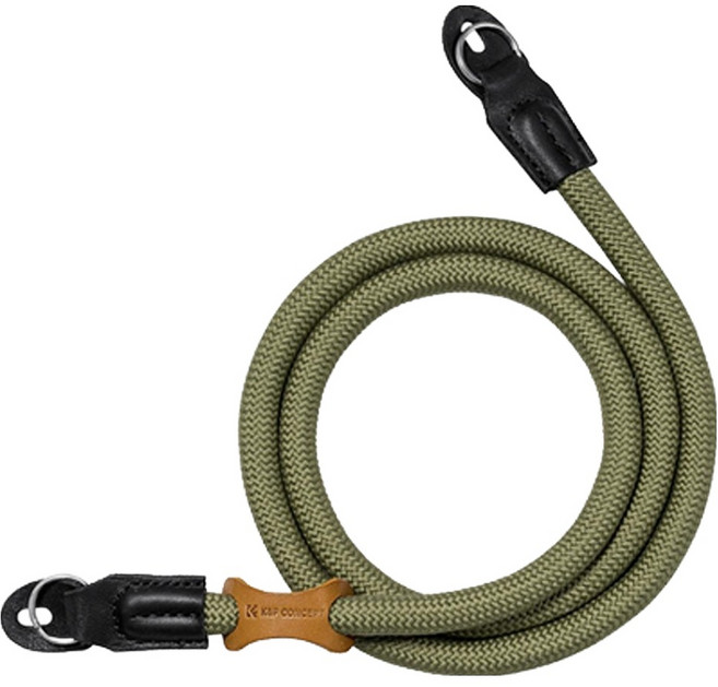 케이앤에프컨셉 어반완다 카메라 숄더 스트랩, 1개, 그린