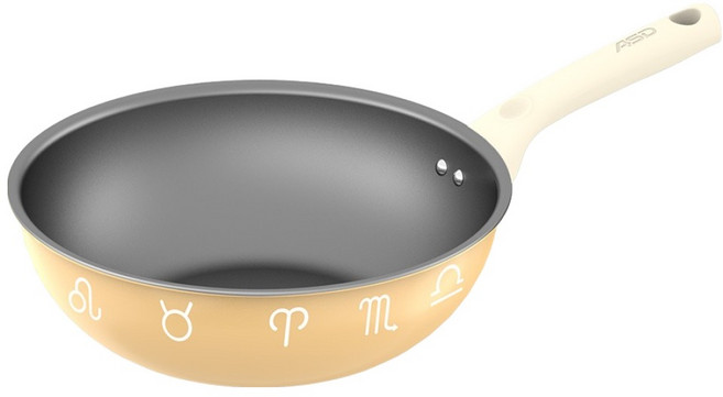 ASD 愛仕達 星座系列不沾炒鍋, 1個, 28cm