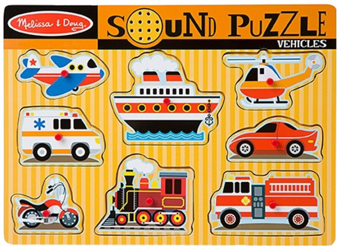 멜리사앤더그 아동용 탈 것 사운드퍼즐 SM6075127, 1개