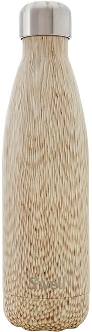 S'well Textile Sailcloth 17oz 美國時尚不鏽鋼保冷.保溫瓶, 1個, 500ml, 淺褐色