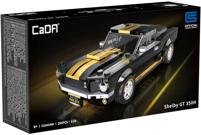 카다 바니랜드 스피드레이싱 쉘비 GT350H C55034W, 1개, 혼합색상