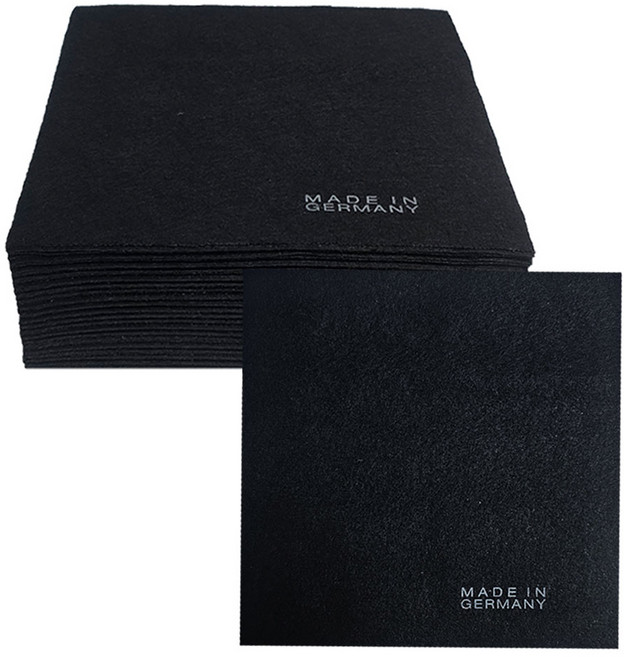 HOME VALUANCE 大永 德國嫘縈100%咖啡廳不織布抹布 黑色, 20個