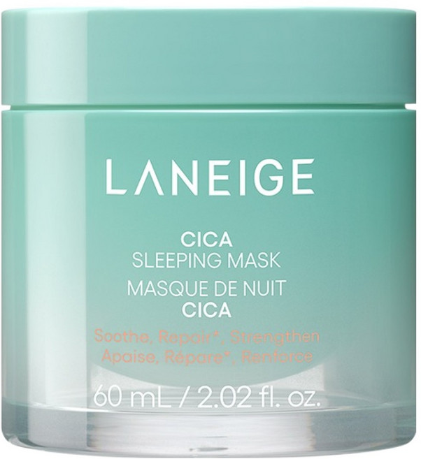 LANEIGE 蘭芝 積雪草護理睡美人晚安面膜, 1罐, 60ml