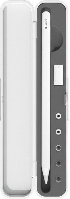 언커먼 애플 펜슬 1세대 / 2세대 보관 케이스, 그라파이트 블랙, 1개