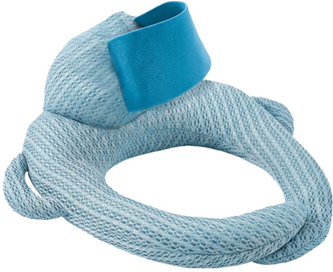 OhBabyLying 讓寶寶躺躺 餵奶枕 網眼款, 藍色