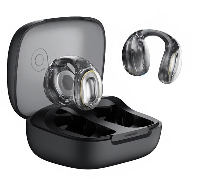 soundcore C40i 開放式藍牙耳夾耳機, A3331, 透黑色