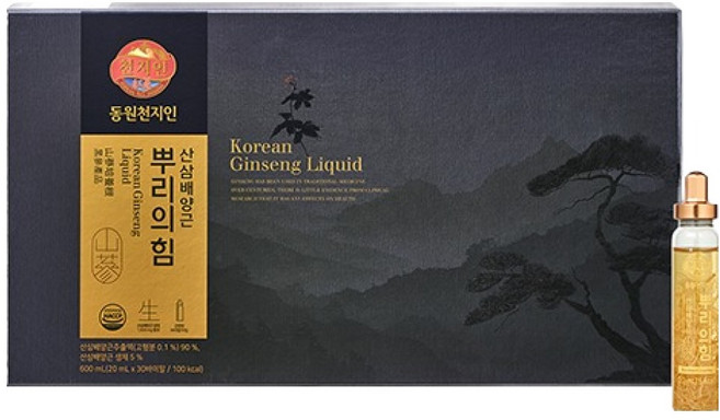 천지인 뿌리의힘 산삼배양근, 600ml, 1개