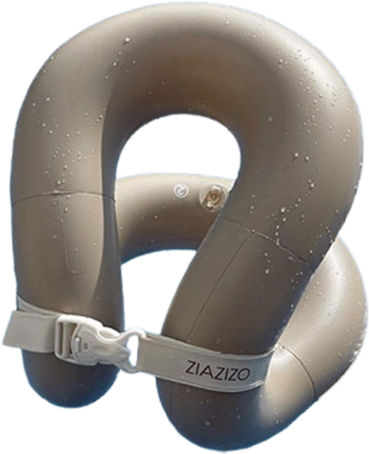 지아지조 어린이 물놀이 조끼 넥튜브, 베이지, 1개