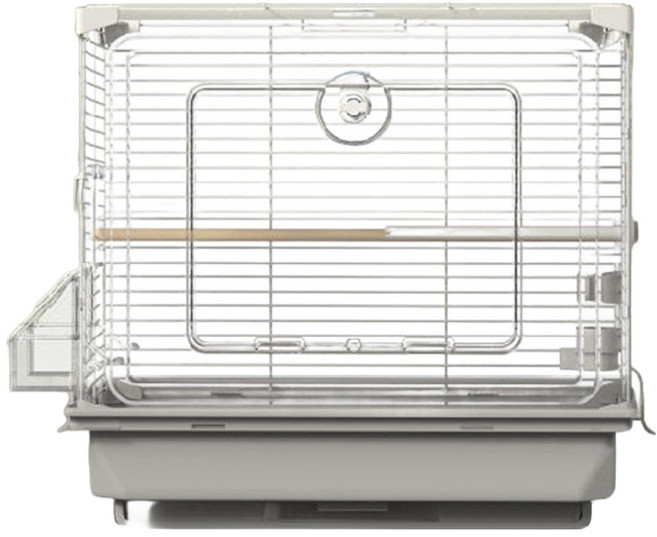 펫츠핸들러 앵무새 페럿 싱글레이어 케이지 40 x 28 x 35 cm LY-205, 1개, 그레이