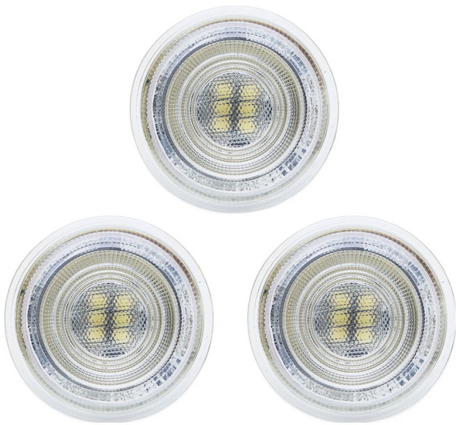OSRAM 歐司朗 LEDVANCE 朗德萬斯 KDT-OM LED 鹵素燈泡 4.5W MR16, 晝光色, 3個