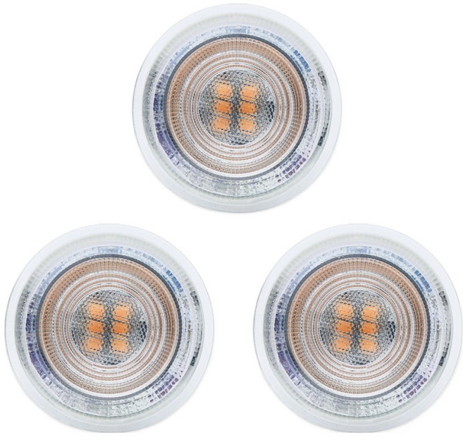 OSRAM 歐司朗 LEDVANCE 朗德萬斯 KDT-OM LED 鹵素燈泡 4.5W MR16, 燈泡色, 3個