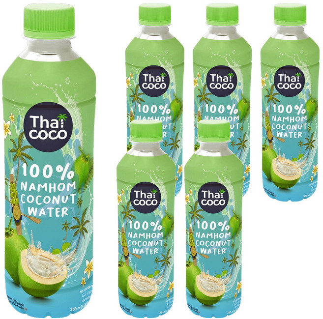 타이코코 남홈 코코넛 워터, 6개, 350ml