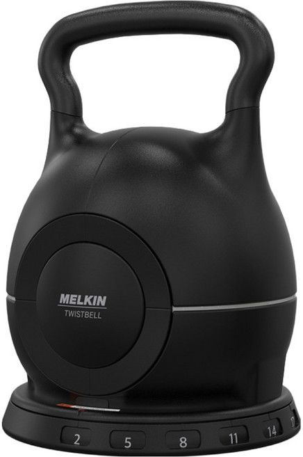 멜킨스포츠 무게조절 7단 트위스트 크로스핏 캐틀벨, 1개, 20kg, 스페이스블랙