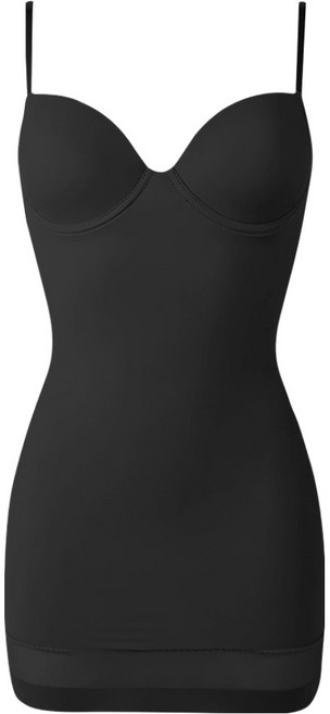 뷰티인뷰티 엘로브 보정 풀컵 브라 일체형 슬립 원피스