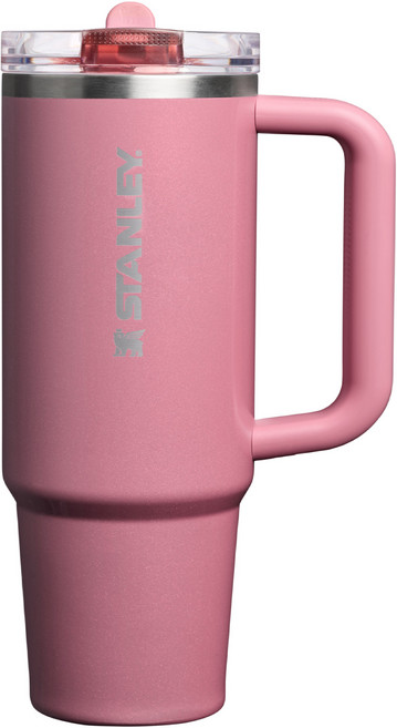 STANLEY 台灣公司貨 防漏吸管隨手杯, 璀璨粉, 1個, 880ml