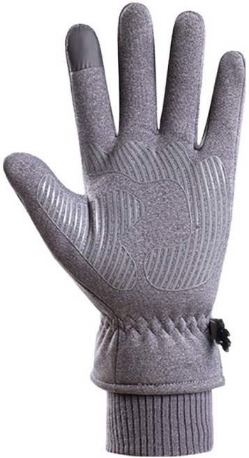 마켓에이 한겨울 따듯 등산 스키 장갑 양손착용 세트, 그레이, 1세트