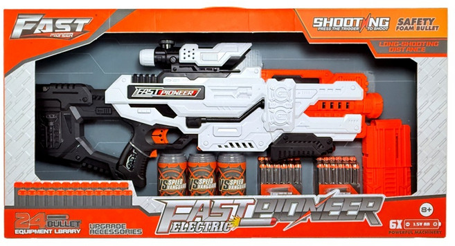 FAST PIOnEER 電動軟彈槍 BIG504K, 白色, 1個