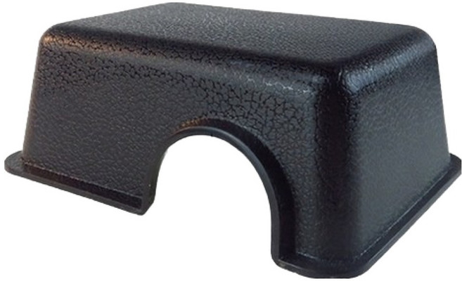 레몽크리프 파충류 소동물 크레스티드게코 은신처 XL, 블랙, 1개