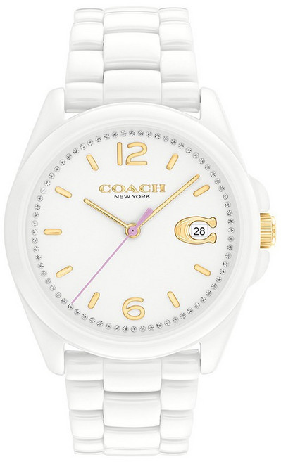 COACH 蔻馳 女款 Greyson 陶瓷手錶 14503925