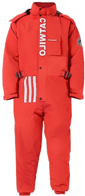 켓와일로 겨울 방한 라이더 일체형 우주복 C30, 레드