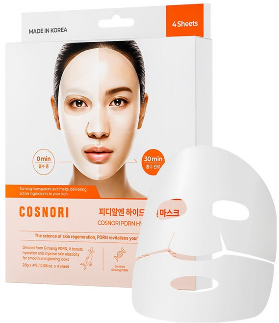COSNORI PDRN水凝膠面膜, 4入, 1個