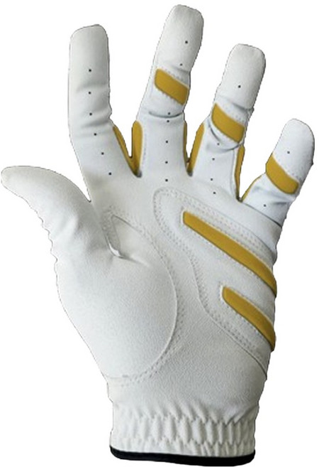 몽키그립 남성용 파워패드 미끄럼방지 골프장갑 왼손착용, 화이트, 1개