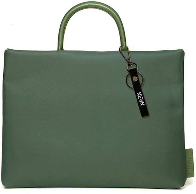 NEW'N 文件 平板 筆電包 + 鑰匙圈 鑰匙扣組 KGY20, 卡其色, 1套