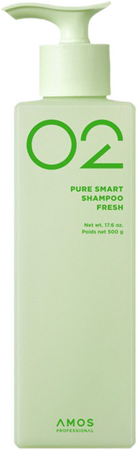 아모스프로페셔널 퓨어 스마트 샴푸 프레시, 1개, 500g