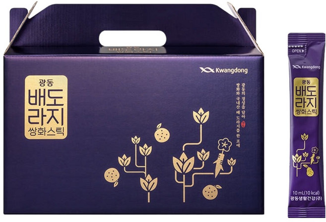 광동 배도라지 쌍화 스틱, 10ml, 200개