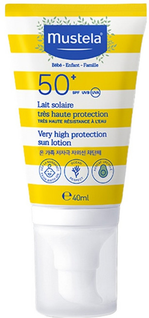 무스텔라 선 로션 SPF50+, 40ml, 1개