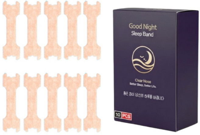 모먼트홈 잘자요 숙면 코가뻥 밴드 스킨색 10p, 1개