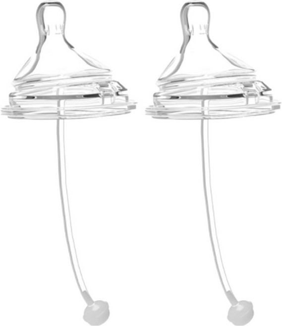 헤겐 젖병 호환 Y컷 키트 세트, 2세트, Y컷 젖꼭지 + 추빨대