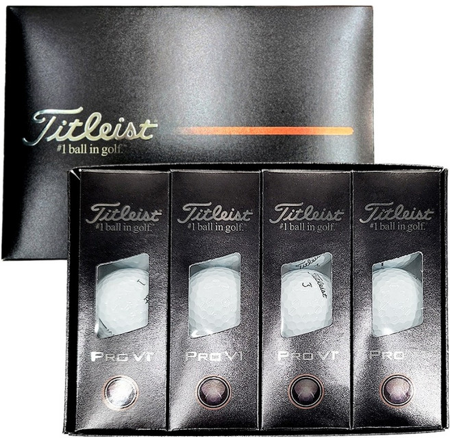 타이틀리스트 25 PRO V1 골프공 3피스, 화이트, 12개입, 1개