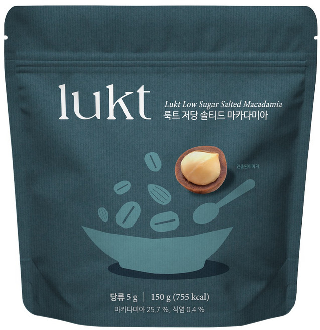 룩트 저당 솔티드 마카다미아, 150g, 1개
