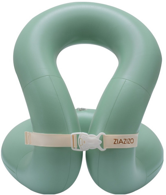 지아지조 어린이 물놀이 넥튜브 구명조끼, 민트, 1개