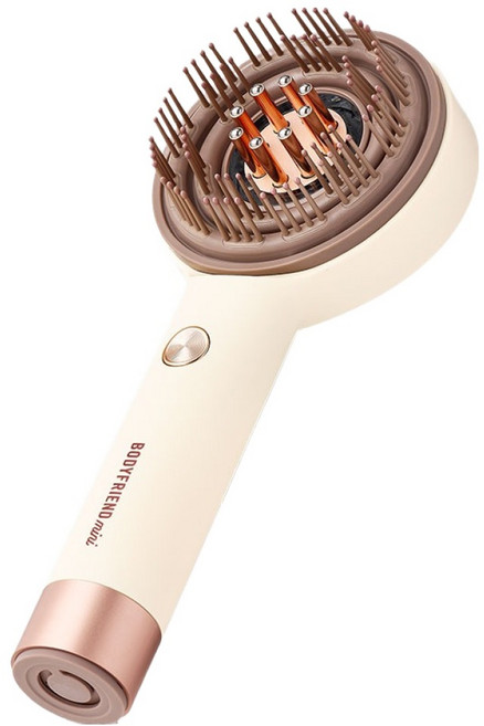 바디프랜드 미니 두피올케어 RED LED 앤 듀얼파장 괄사 마사지기 + BTN 두피올케어 앰플 세트, 핑크(마사지기), 마사지기(ERB-1000)