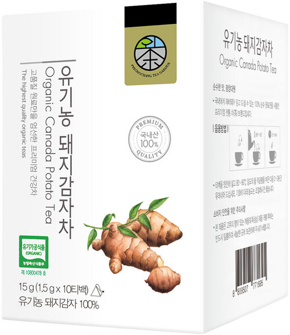 평창다원 유기농 돼지감자차, 1.5g, 1개, 10개입