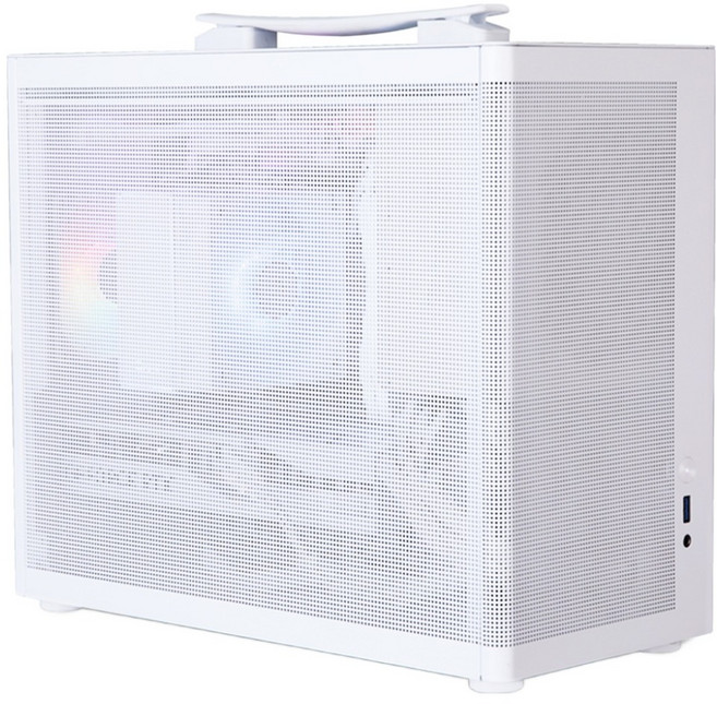 MONSTARGEAR 迷你塔式全網狀頂部提把PC機殼 Y300M, 1個, Y300M(白色)