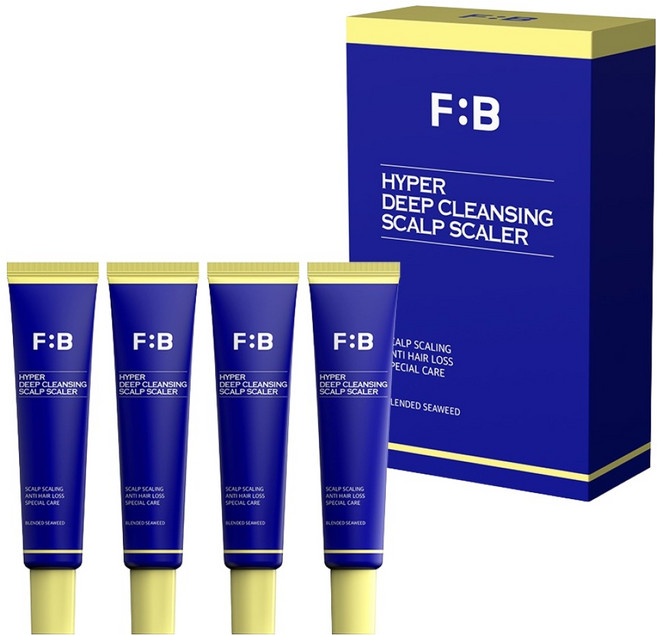 포뷰트 하이퍼 딥클렌징 두피 스케일러, 15g, 4개