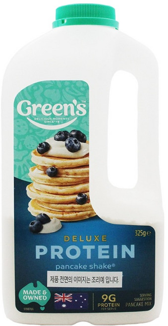 그린스 디럭스 프로틴 팬케이크 쉐이크, 1개, 325g