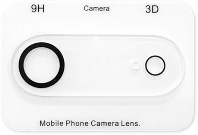 OWEIDA 歐威達 航太鋁保護鏡頭貼 透明黑圈, 1個