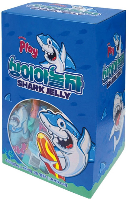 알도르플레이 상어야놀자 젤리 50개입, 1개, 450g