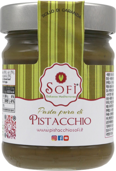 SOFi 義大利開心果奶油醬, 200g, 1個