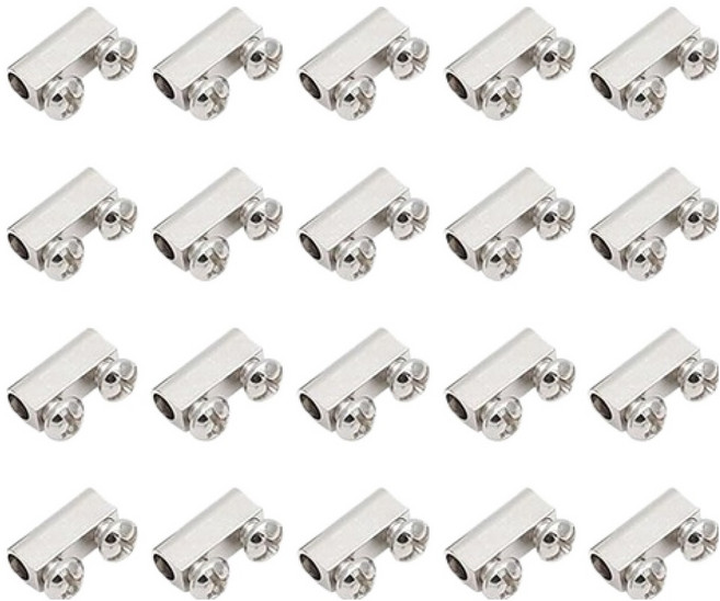 OON 와이어 슬리브 볼트형 실버, 20개