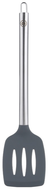 발룬피니 노블 실리콘 키친 구멍 뒤집개, 딥차콜, 1개