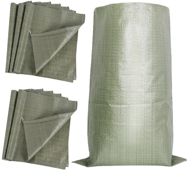 언더보스 폐기물 쓰레기 재활용 마대자루 90 x 130 cm, 그린, 6개